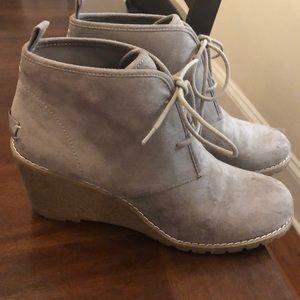 Bass Suede Wedges.